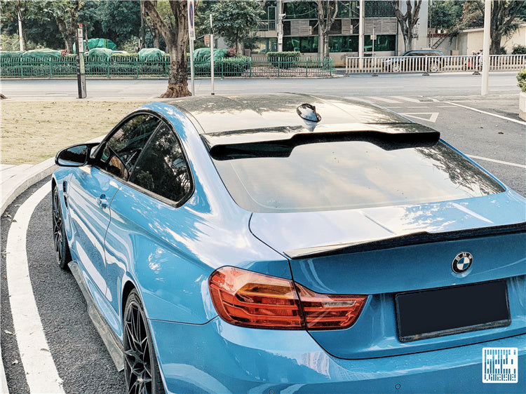 Geex Village Rear Roof Spoiler for BMW 4 Series 440i 435i F32 & M4 F82 Coupe 2014-2020 Carbon Fiber