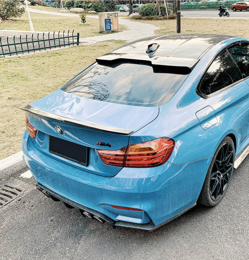 Geex Village Rear Roof Spoiler for BMW 4 Series 440i 435i F32 & M4 F82 Coupe 2014-2020 Carbon Fiber