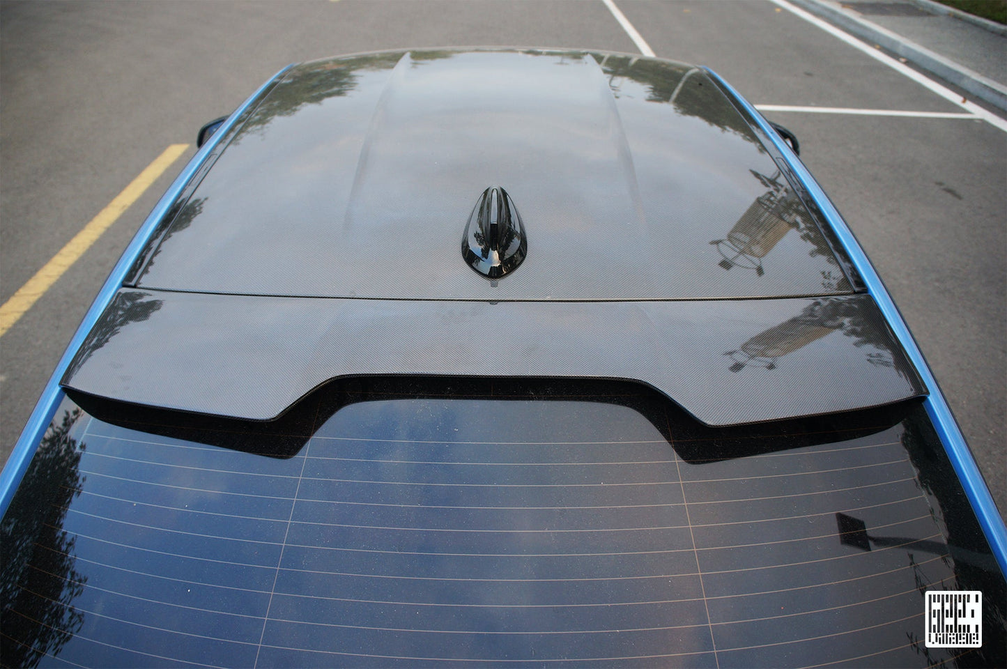 Geex Village Rear Roof Spoiler for BMW 4 Series 440i 435i F32 & M4 F82 Coupe 2014-2020 Carbon Fiber