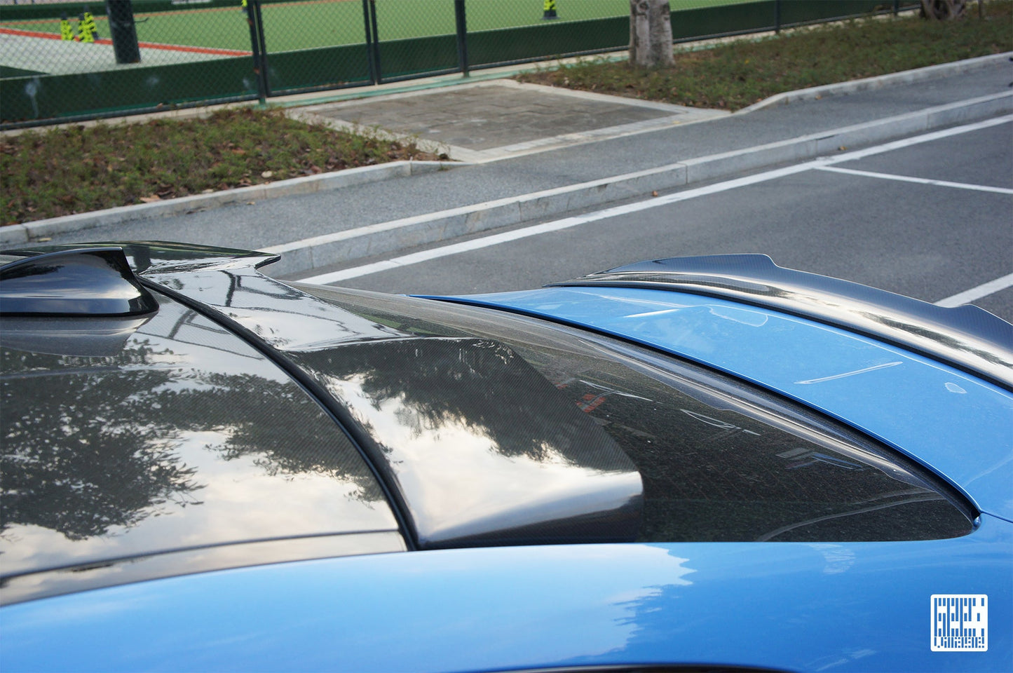 Geex Village Rear Roof Spoiler for BMW 4 Series 440i 435i F32 & M4 F82 Coupe 2014-2020 Carbon Fiber