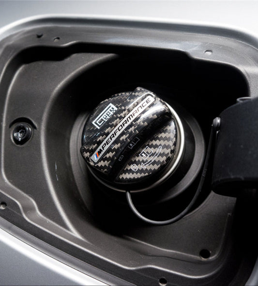 Geex Village MP M Performance Style Fuel Filler Cap for BMW M2 G87 2023-ON & M240i G42 2022-ON Carbon Fiber