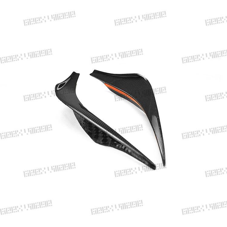 Geex Village Front Canards for BMW M3/C/CS F81 F80 2014-2018 & M4/C/CS F83 F82 2014-2020 Carbon Fiber