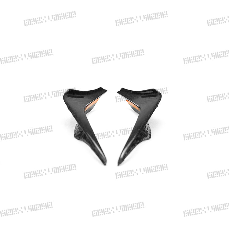 Geex Village Front Canards for BMW M3/C/CS F81 F80 2014-2018 & M4/C/CS F83 F82 2014-2020 Carbon Fiber