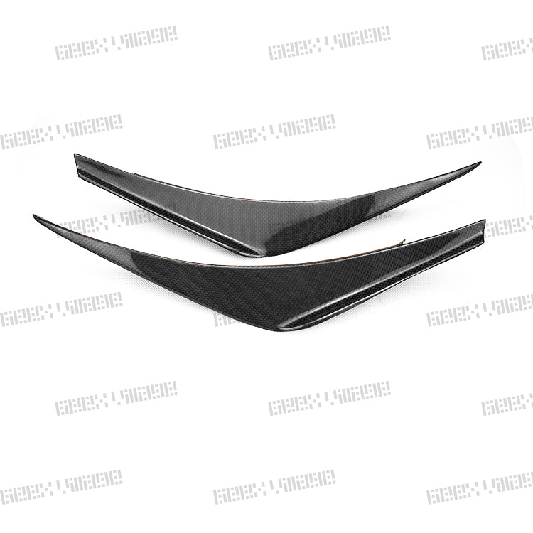 Geex Village Front Canards for BMW M3/C/CS F81 F80 2014-2018 & M4/C/CS F83 F82 2014-2020 Carbon Fiber
