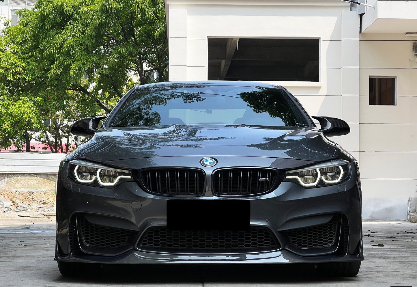 Geex Village Front Lip for BMW M3/C/CS F81 F80 2014-2018 & M4/C/CS F83 F82 2014-2020 Carbon Fiber
