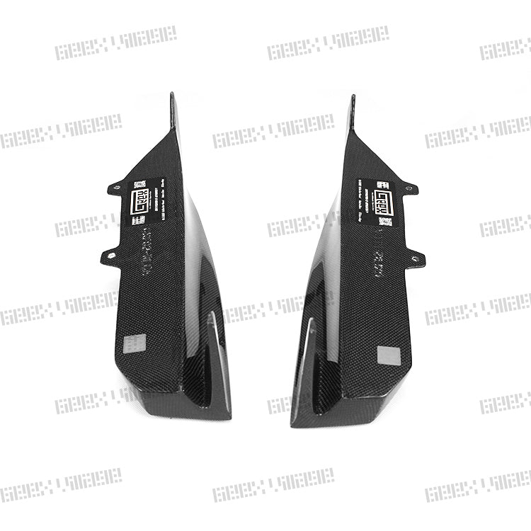 Geex Village Rear Canards for BMW M3/C/CS F81 F80 2014-2018 & M4/C/CS F83 F82 2014-2020 Carbon Fiber