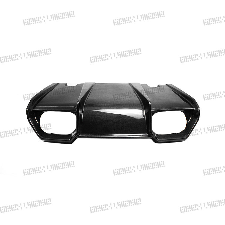 Geex Village Rear Diffuser & Undertray for BMW M3/C/CS F81 F80 2014-2018 & M4/C/CS F83 F82 2014-2020 Carbon Fiber