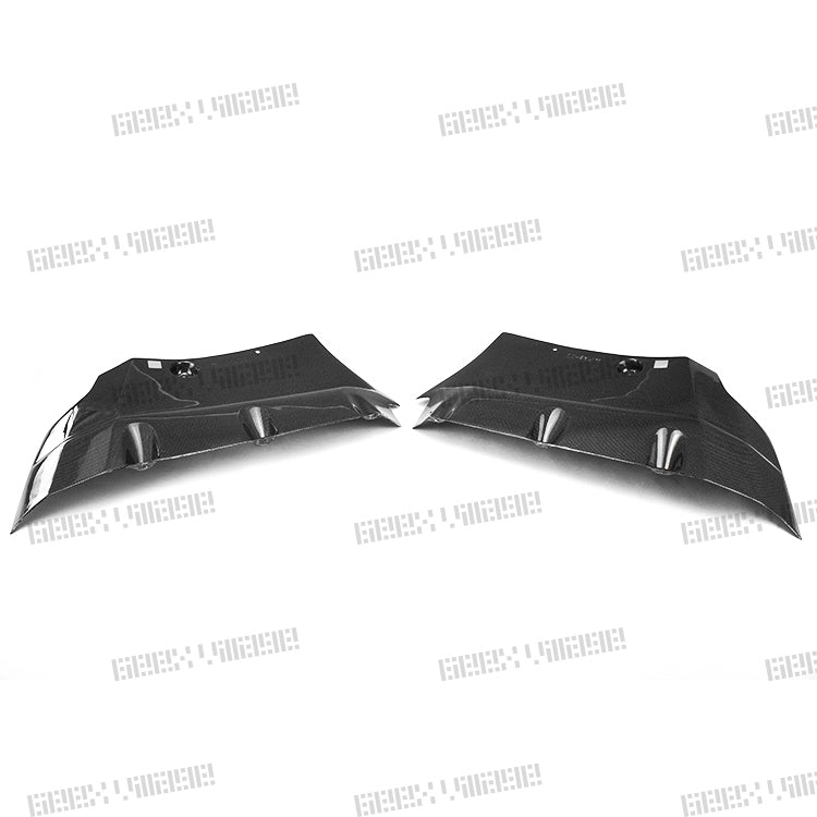 Geex Village Rear Diffuser & Undertray for BMW M3/C/CS F81 F80 2014-2018 & M4/C/CS F83 F82 2014-2020 Carbon Fiber