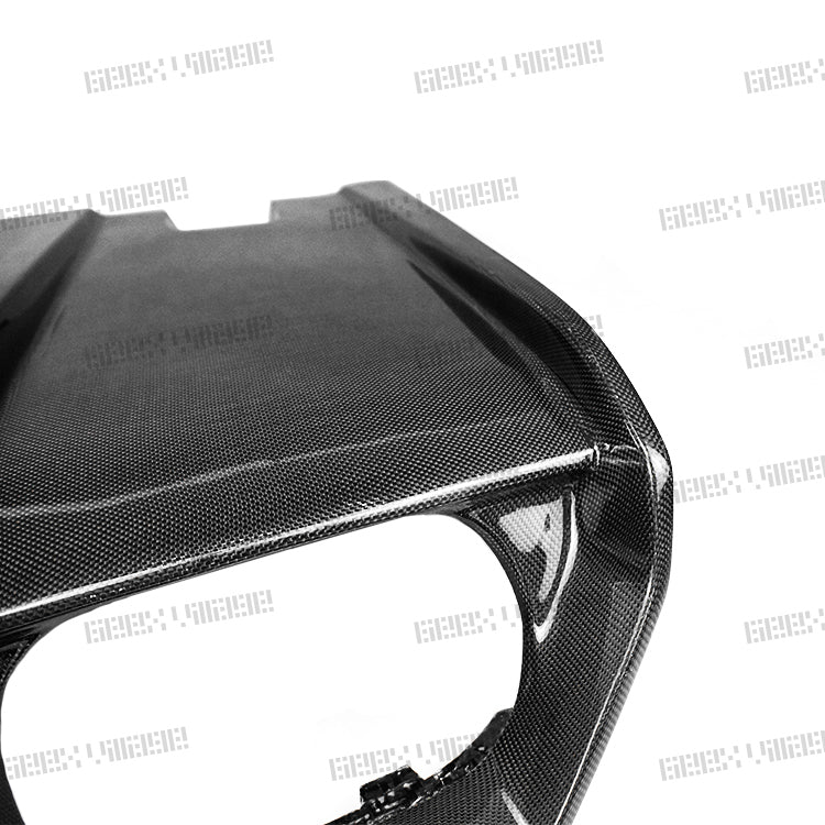 Geex Village Rear Diffuser & Undertray for BMW M3/C/CS F81 F80 2014-2018 & M4/C/CS F83 F82 2014-2020 Carbon Fiber