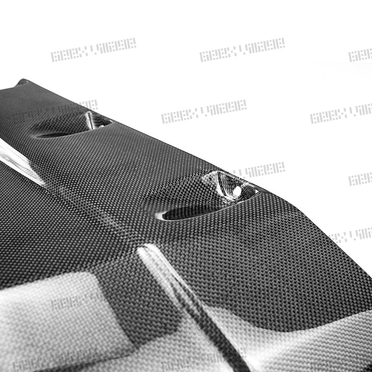 Geex Village Rear Diffuser & Undertray for BMW M3/C/CS F81 F80 2014-2018 & M4/C/CS F83 F82 2014-2020 Carbon Fiber