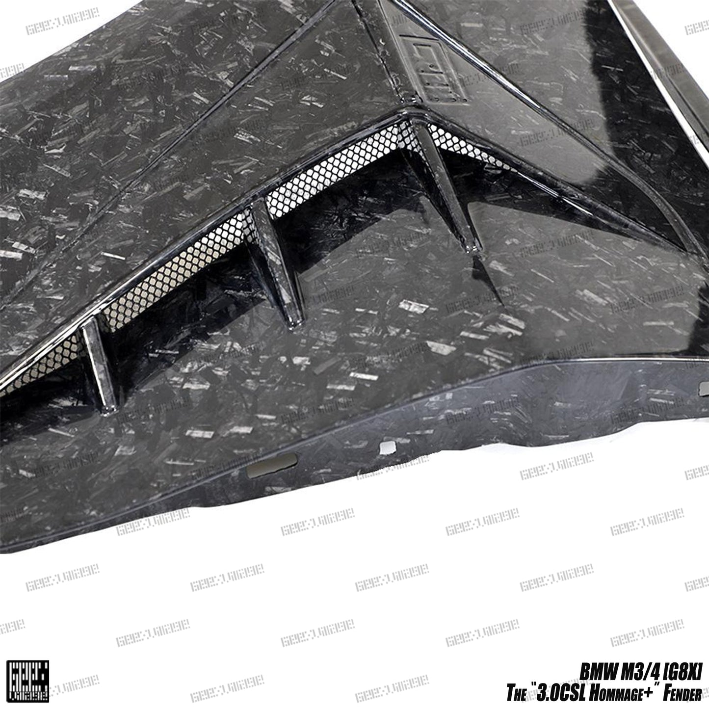 Geex Village Hommage+ Front Fenders for BMW M4CSL M4CS M4C M4 G82 G83 2021-ON Carbon Fiber