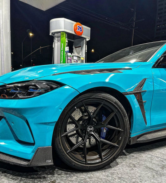 Geex Village Hommage+ Front Fenders for BMW M4CSL M4CS M4C M4 G82 G83 2021-ON Carbon Fiber