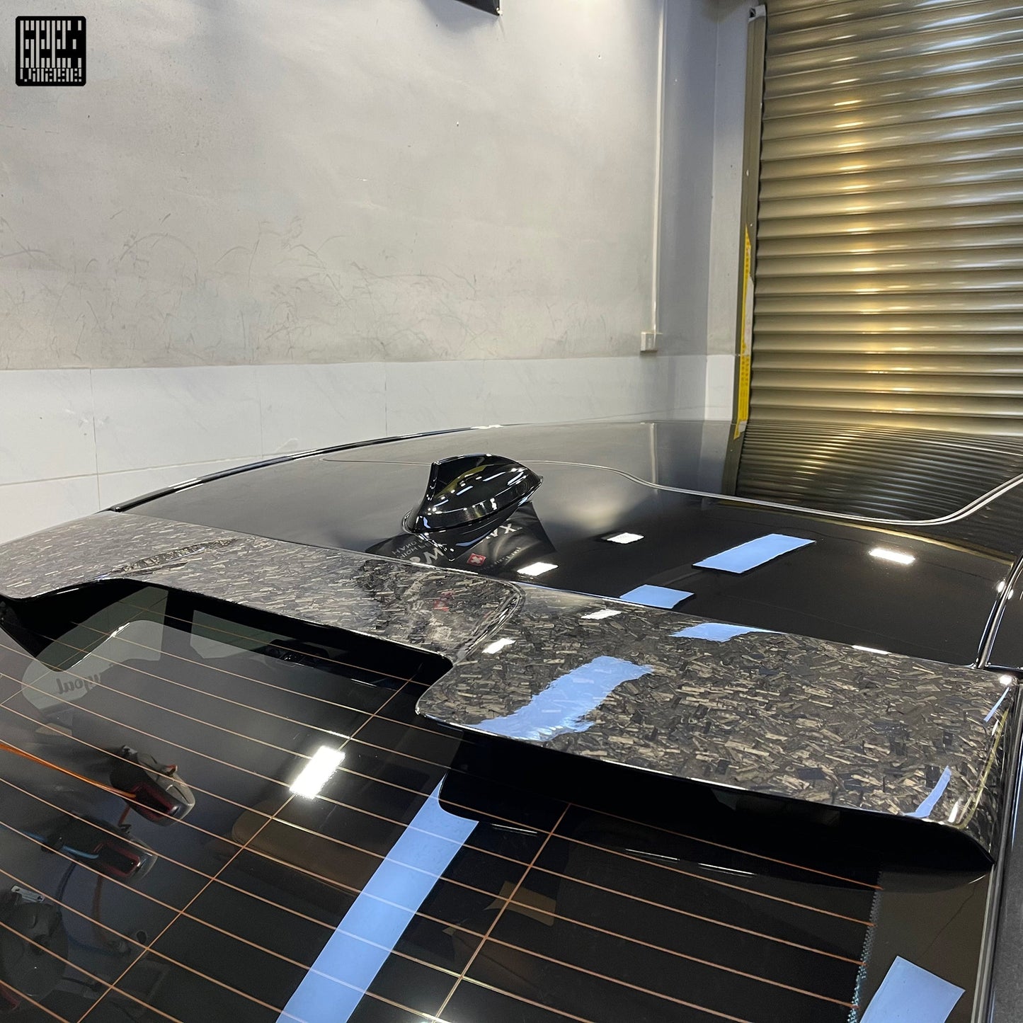Geex Village Rear Roof Spoiler for BMW M5C M5 F90 2018-2024 & 5 Series M550 540 G30 2017-2023 Carbon Fiber