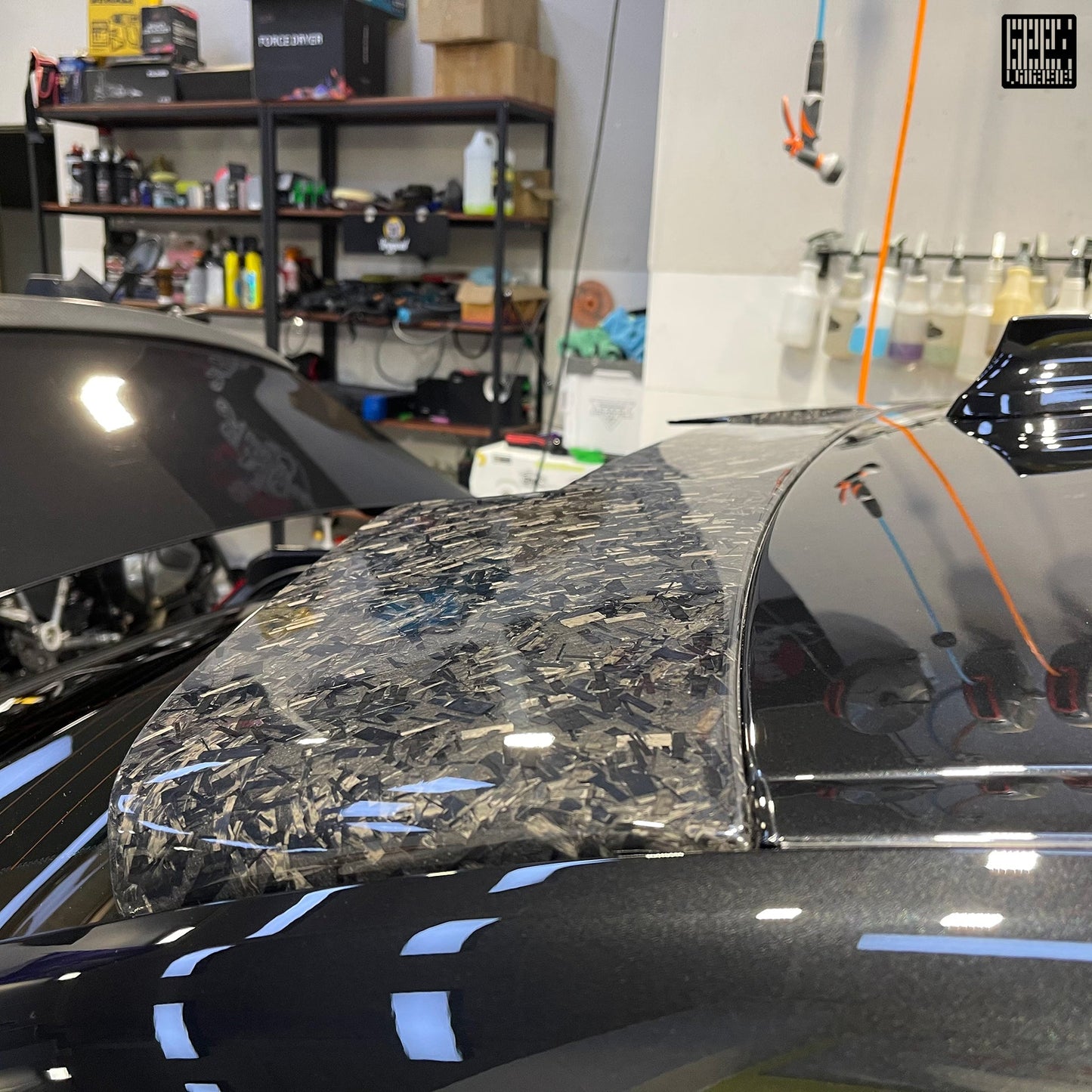 Geex Village Rear Roof Spoiler for BMW M5C M5 F90 2018-2024 & 5 Series M550 540 G30 2017-2023 Carbon Fiber