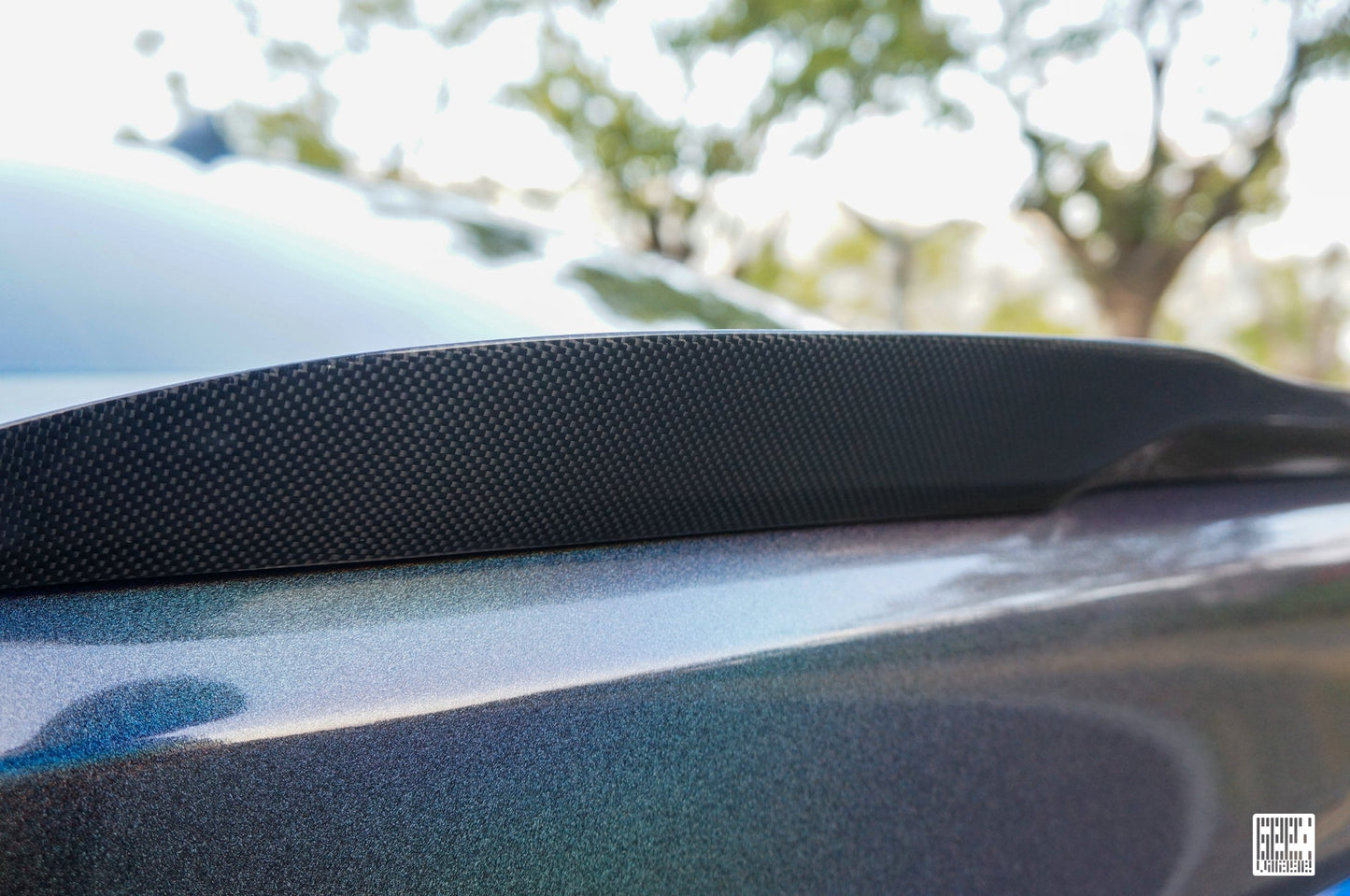 Geex Village Rear Lip Spoiler for BMW M5C M5 F90 2018-2024 & 5 Series M550 540 G30 2017-2023 Sedan Carbon Fiber