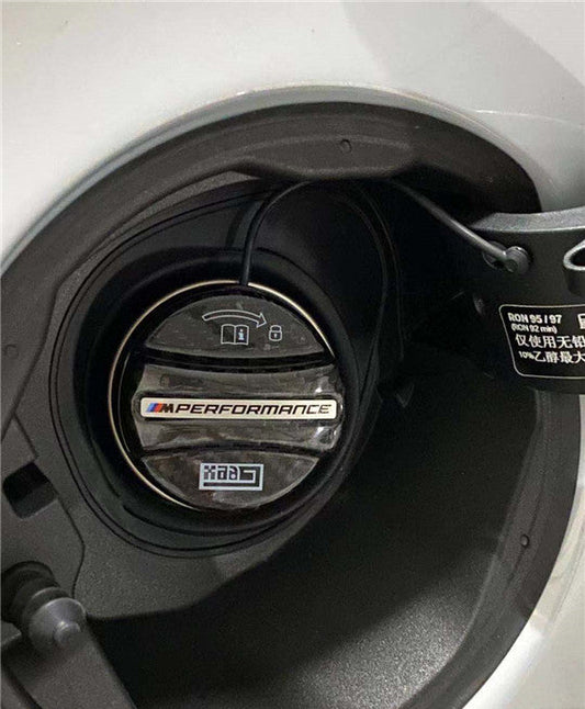 Geex Village MP M Performance Style Fuel Filler Cap for BMW 8 Series G14 G15 G16 2018-ON & M8 F91 F92 F93 2019-ON Carbon Fiber