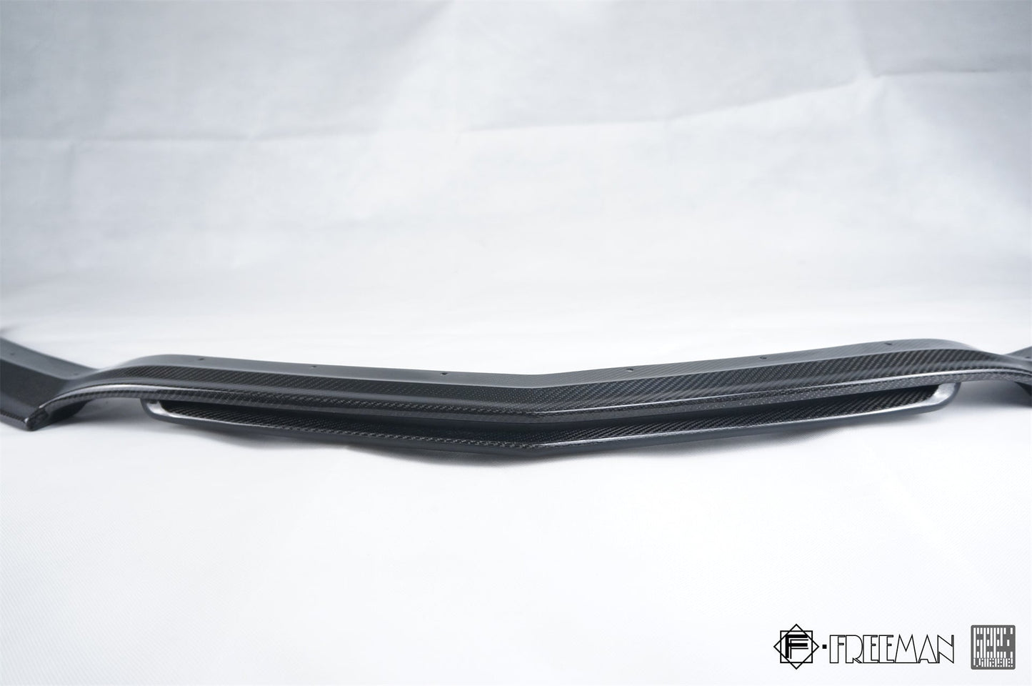 Geex Village Front Lip & Air Diverter Canards for Cadillac ATS Turbo Luxury Performance 2015-2019 Carbon Fiber
