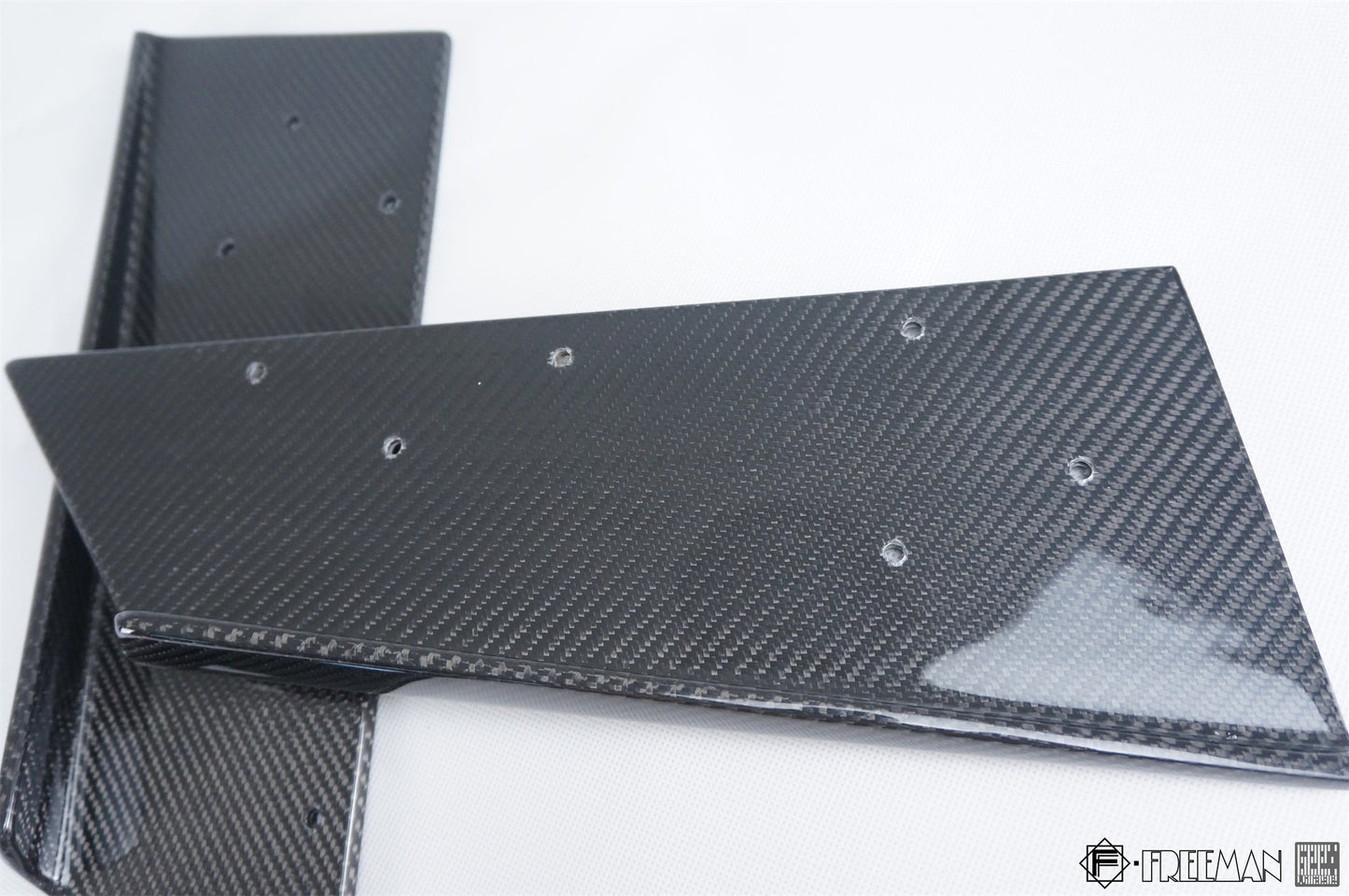 Geex Village Rear Canards for Cadillac ATS Turbo Luxury Performance Premium 2013-2019 Carbon Fiber