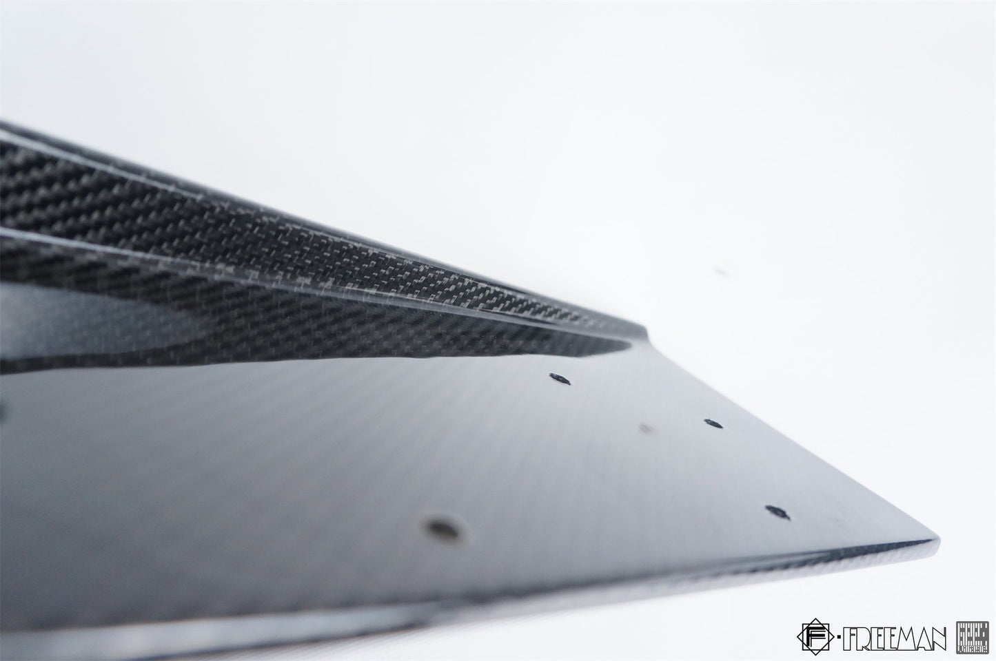 Geex Village Rear Canards for Cadillac ATS Turbo Luxury Performance Premium 2013-2019 Carbon Fiber