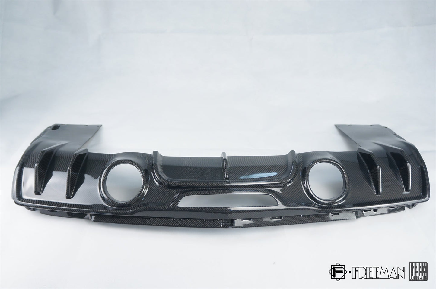 Geex Village Rear Diffuser for Cadillac ATS Turbo Luxury Performance Premium 2013-2019 Carbon Fiber