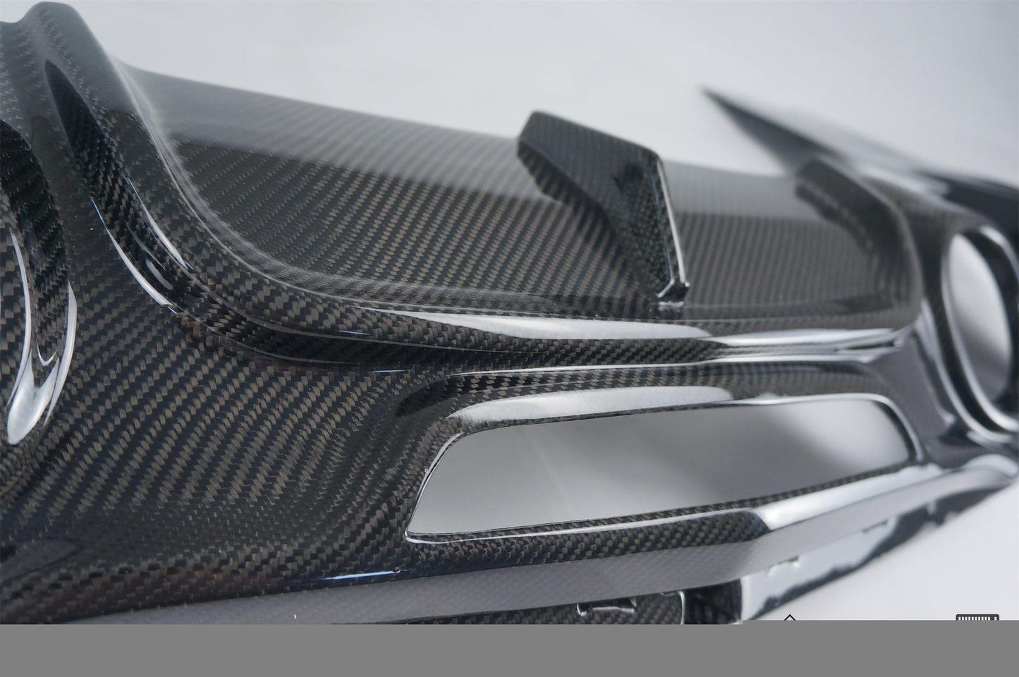 Geex Village Rear Diffuser for Cadillac ATS Turbo Luxury Performance Premium 2013-2019 Carbon Fiber