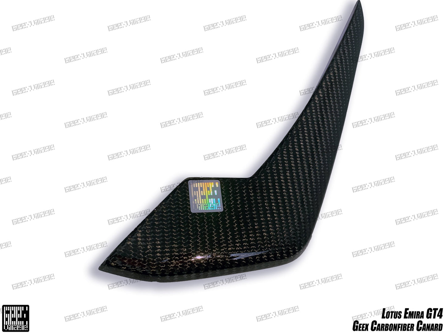 Geex Village GEEX Front Canards for Lotus Emira 3.6 V6 2.0 Four-cylinder 2022-ON Dry Pre-preg Carbon Fiber