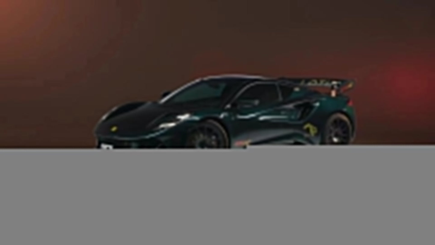 Geex Village GT4 Style Side Skirts for Lotus Emira 3.6 V6 2.0 Four-cylinder 2022-ON Dry Pre-preg Carbon Fiber