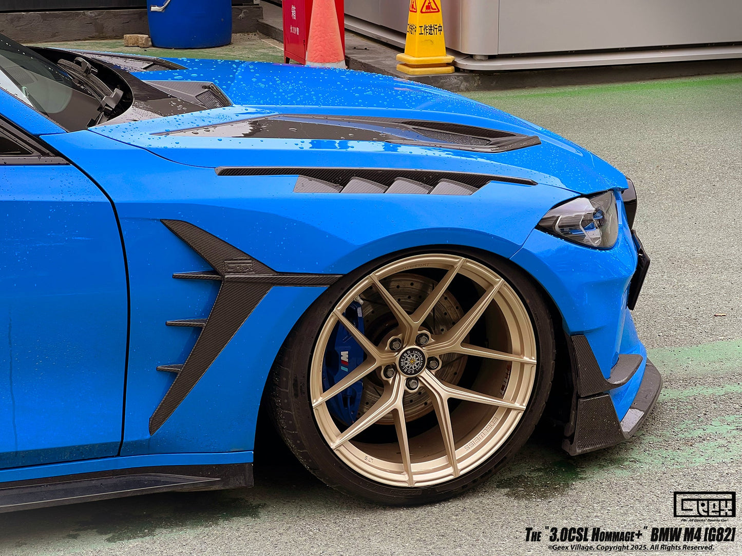 Geex Village Hommage+ Front Fenders for BMW M4CSL M4CS M4C M4 G82 G83 2021-ON Carbon Fiber