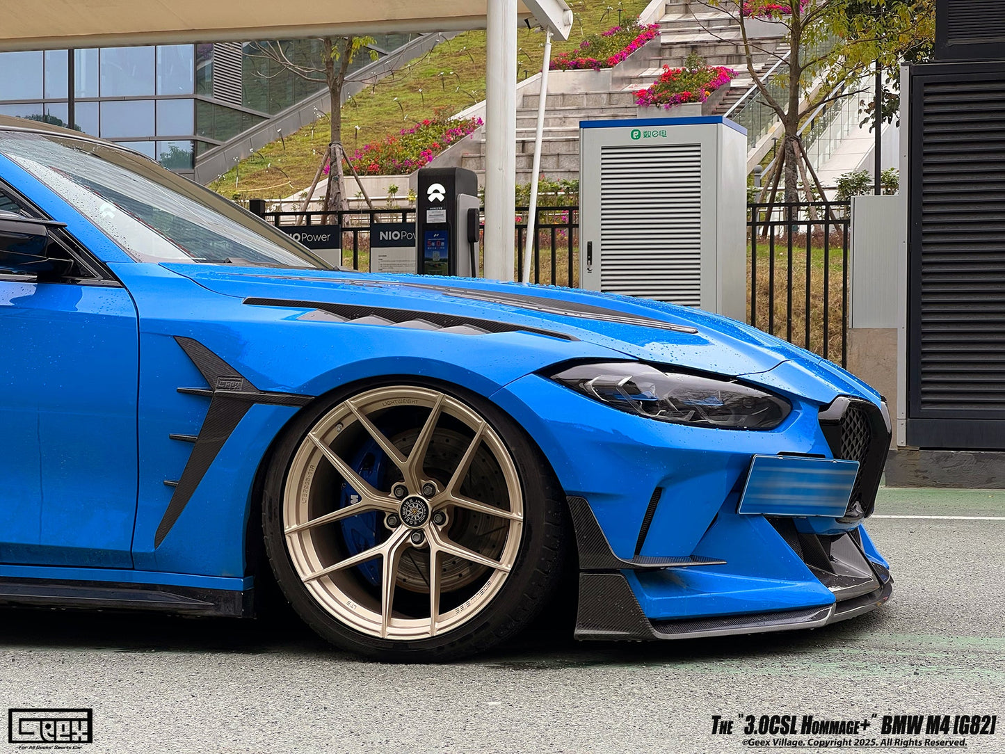 Geex Village Hommage+ Front Fenders for BMW M4CSL M4CS M4C M4 G82 G83 2021-ON Carbon Fiber