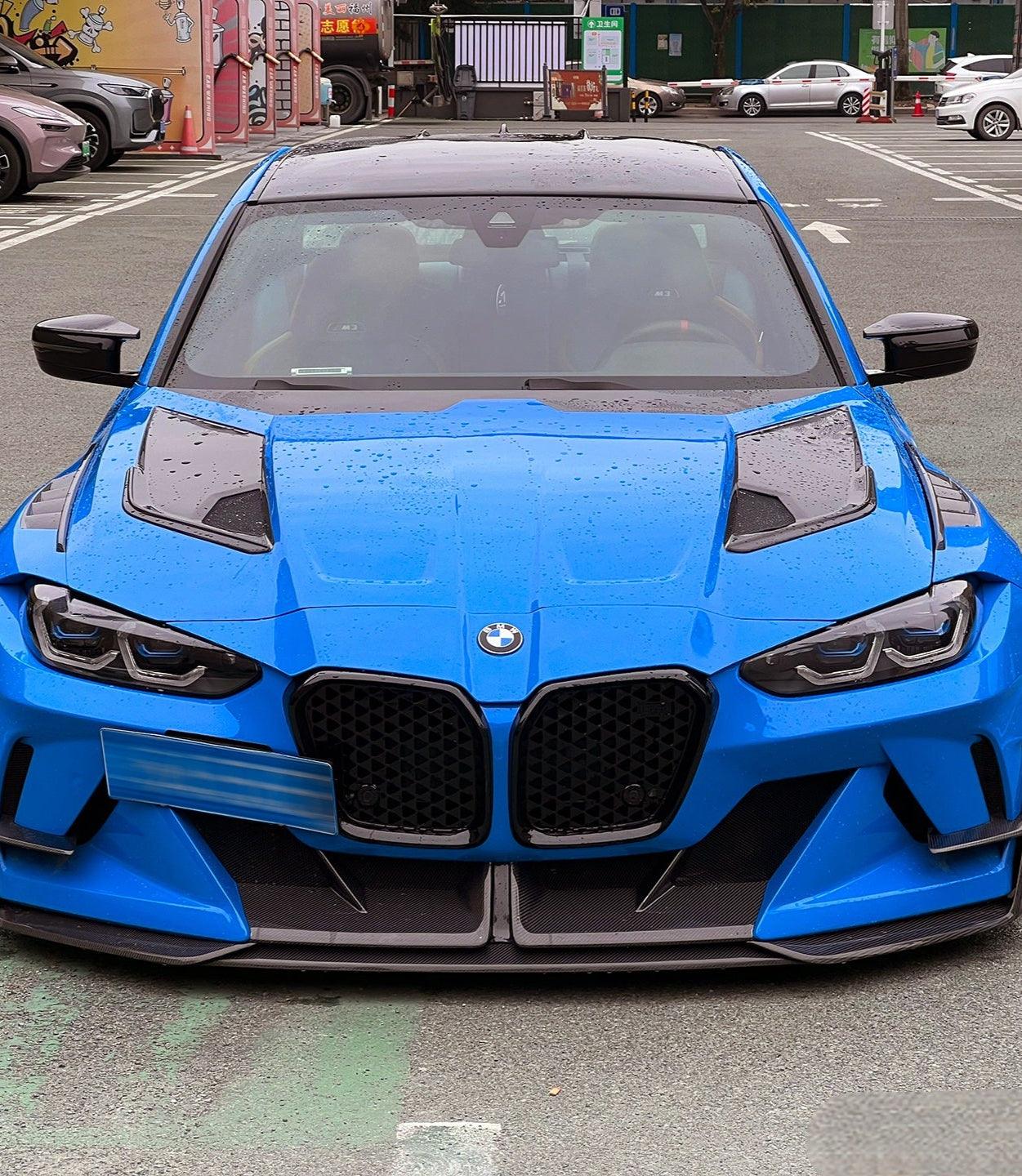 Geex Village Hommage+ Hood for BMW M3/C/CS G80 G81 & M4/C/CS/CSL G82 G83 2021-ON Dry Pre-preg Carbon Fiber