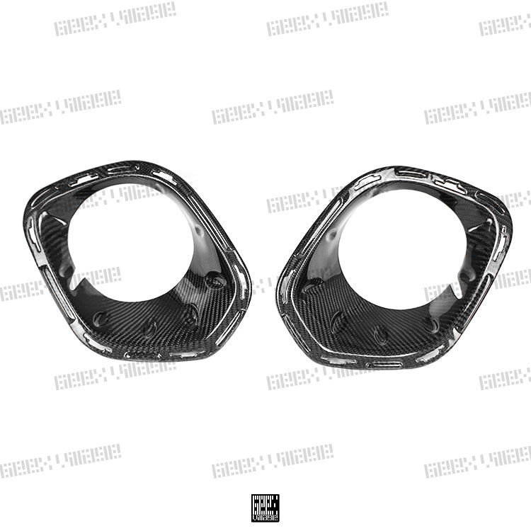 Geex Village Fog Light Bezel for MINI Cooper JCW S Base F56 2014-2018 Pre-LCI Carbon Fiber/FRP