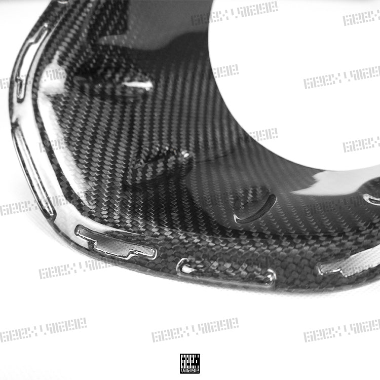 Geex Village Fog Light Bezel for MINI Cooper JCW S Base F56 2014-2018 Pre-LCI Carbon Fiber/FRP