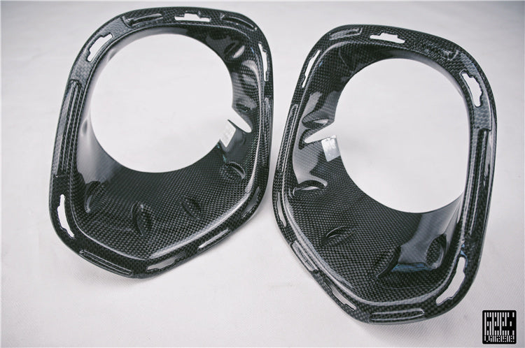 Geex Village Fog Light Bezel for MINI Cooper JCW S Base F56 2014-2018 Pre-LCI Carbon Fiber/FRP