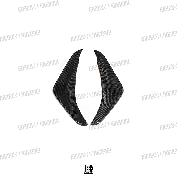 Geex Village Front Canards for MINI Cooper JCW S Base F56 2014-2018 Pre-LCI Carbon Fiber/FRP
