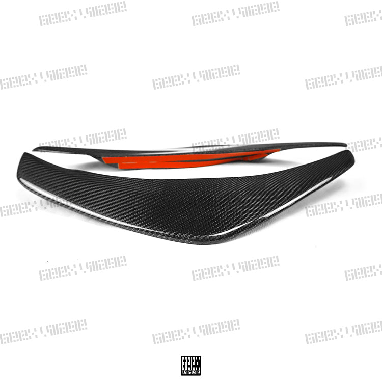 Geex Village Front Canards for MINI Cooper JCW S Base F56 2014-2018 Pre-LCI Carbon Fiber/FRP