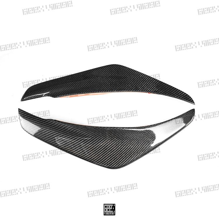 Geex Village Front Canards for MINI Cooper JCW S Base F56 2014-2018 Pre-LCI Carbon Fiber/FRP
