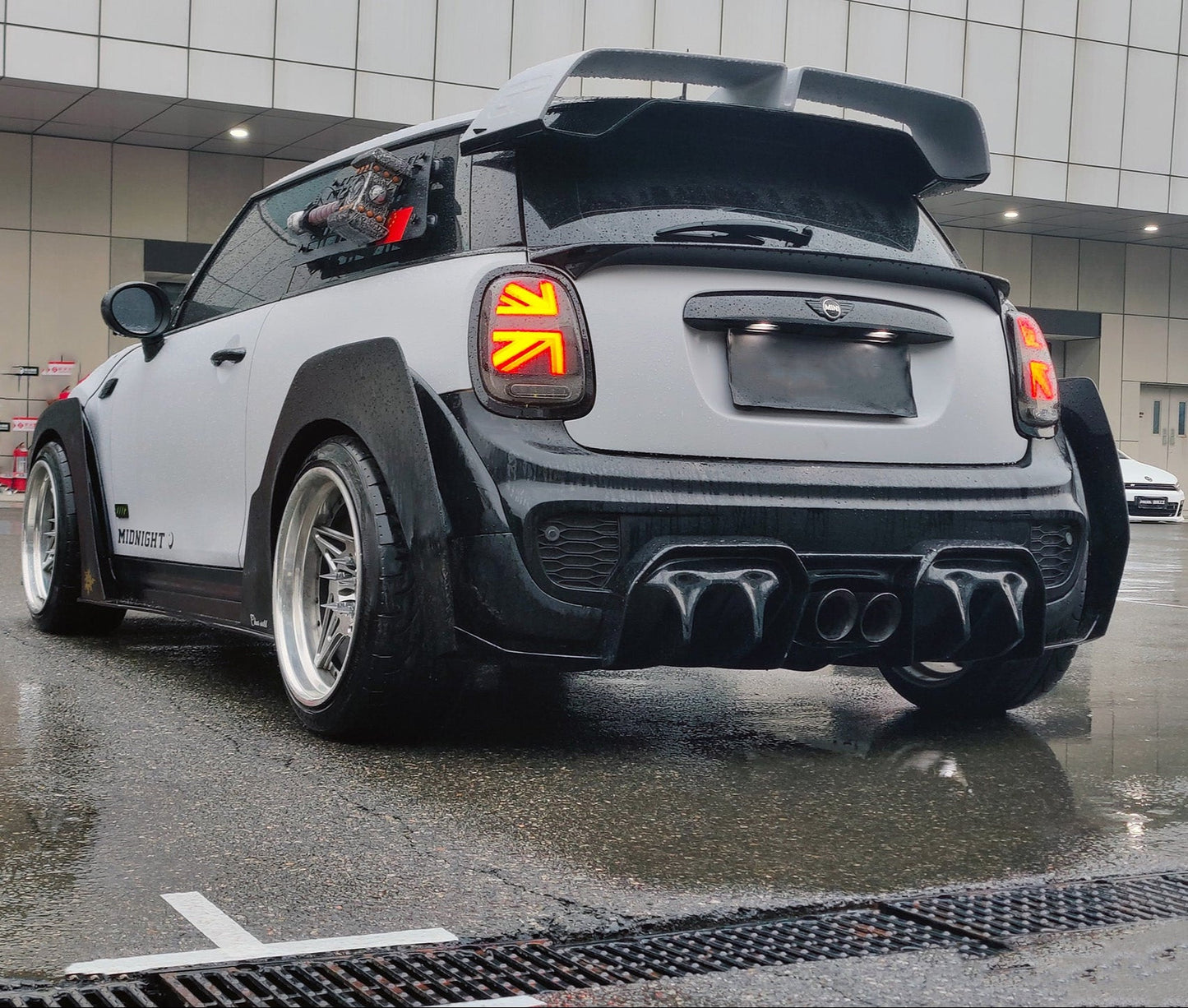 Geex Village Widebody Front Canards, Wheel Arches, and Rear Canards for MINI Cooper JCW S Base F56 2014-ON (Fits Both Pre-LCI & LCI) Carbon Fiber/FRP