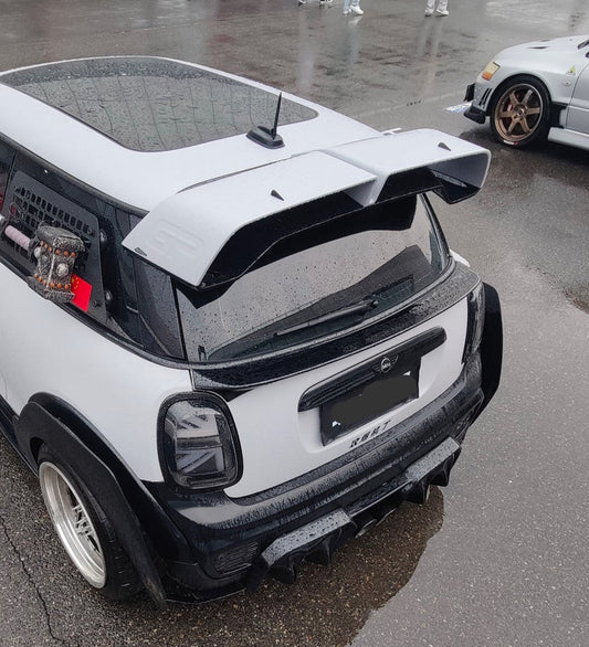 Geex Village Rear Roof Spoiler for MINI Cooper JCW S Base F56 2014-ON (Fits Both Pre-LCI & LCI) Carbon Fiber/FRP