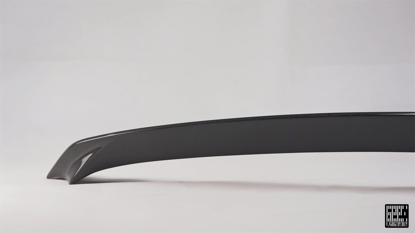 Geex Village Rear Lip Spoiler for MINI Cooper JCW S Base F56 2014-ON (Fits Both Pre-LCI & LCI) Carbon Fiber/FRP