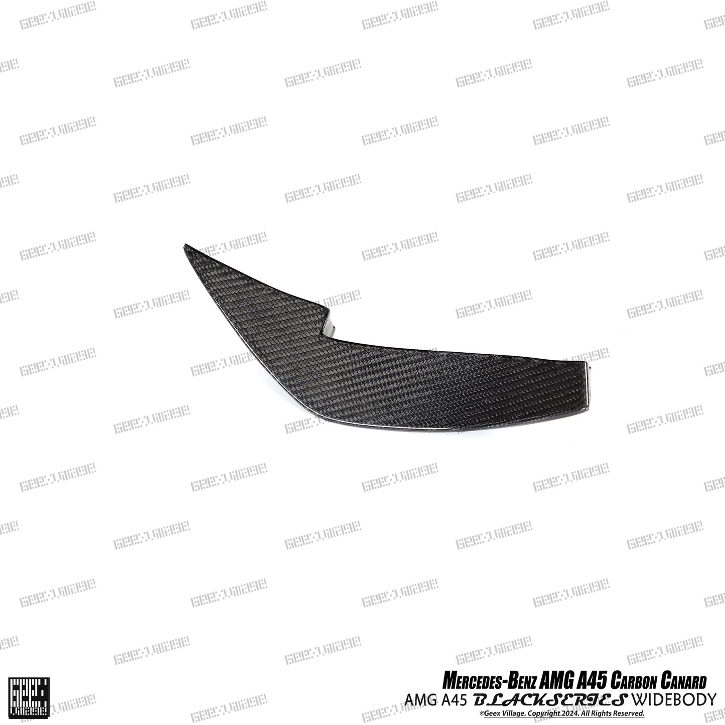 Geex Village Blackseries Style Front Canards for Mercedes Benz A-Class AMG A45 W177 V177 2019-ON Carbon Fiber/FRP