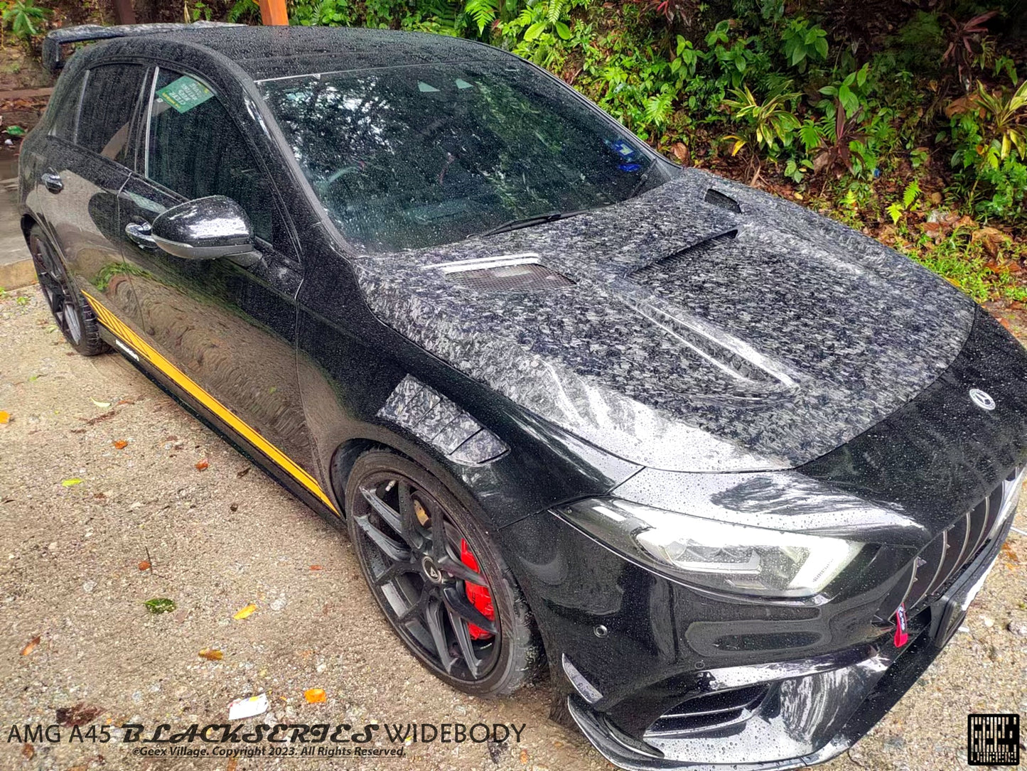 Geex Village Blackseries Style Front Fenders for Benz A-Class AMG A45 W177 V177 2019-ON Carbon Fiber/FRP