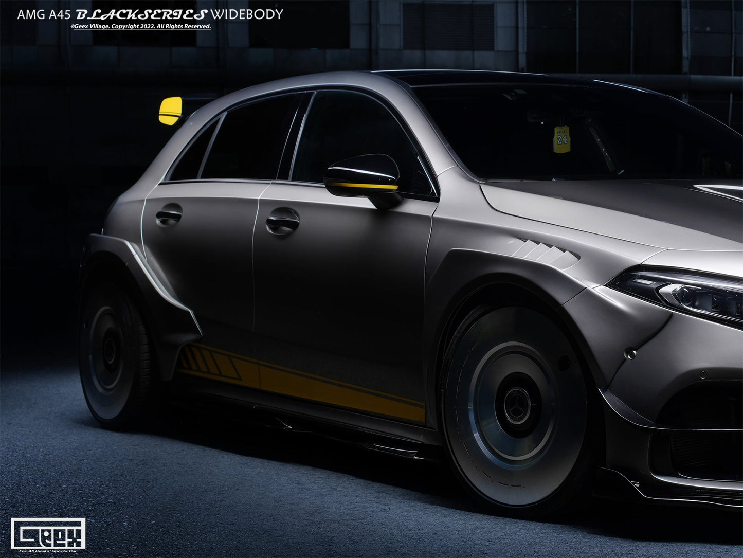 Geex Village Blackseries Style Front Fenders for Benz A-Class AMG A45 W177 V177 2019-ON Carbon Fiber/FRP