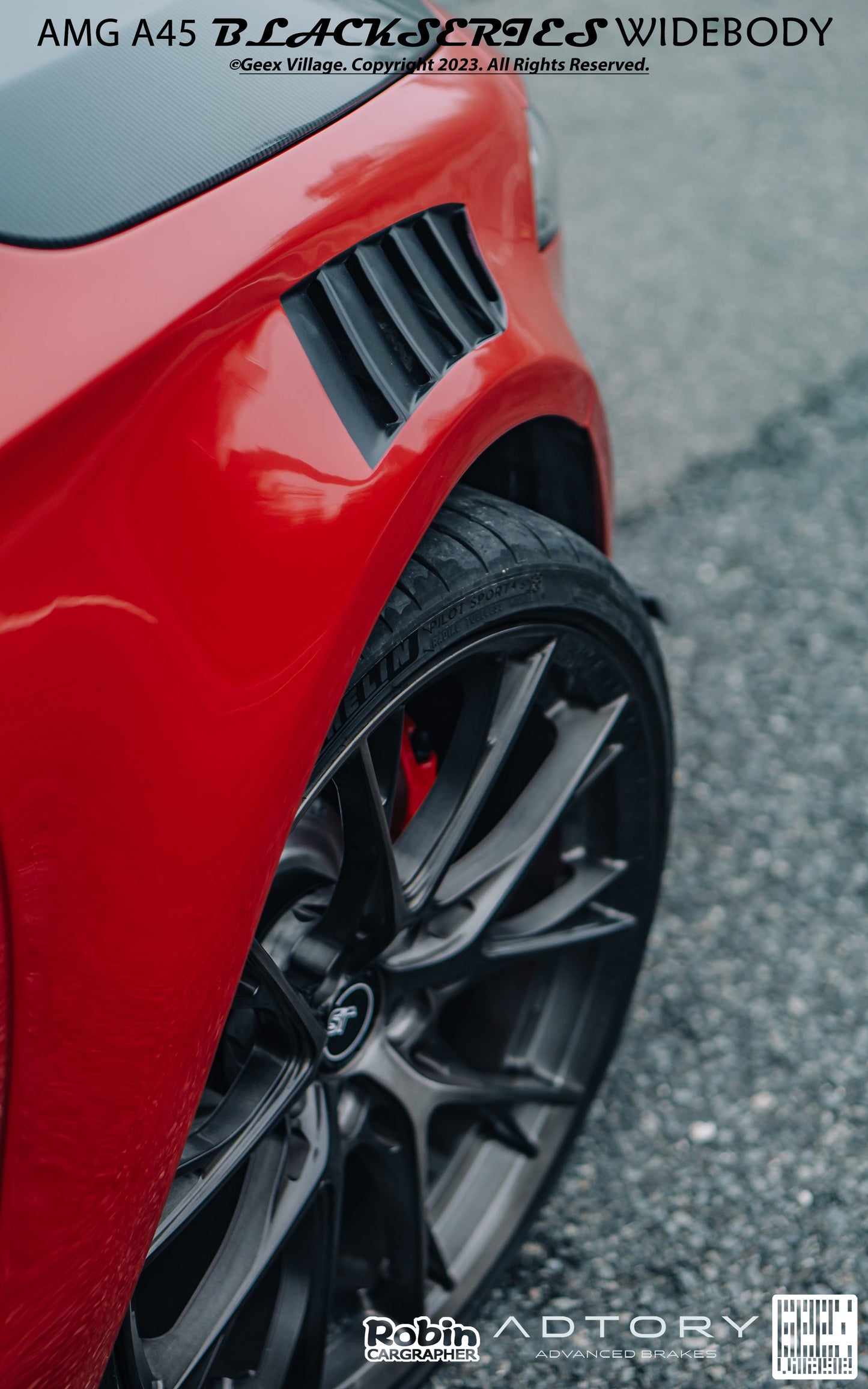 Geex Village Blackseries Style Front Fenders for Benz A-Class AMG A45 W177 V177 2019-ON Carbon Fiber/FRP