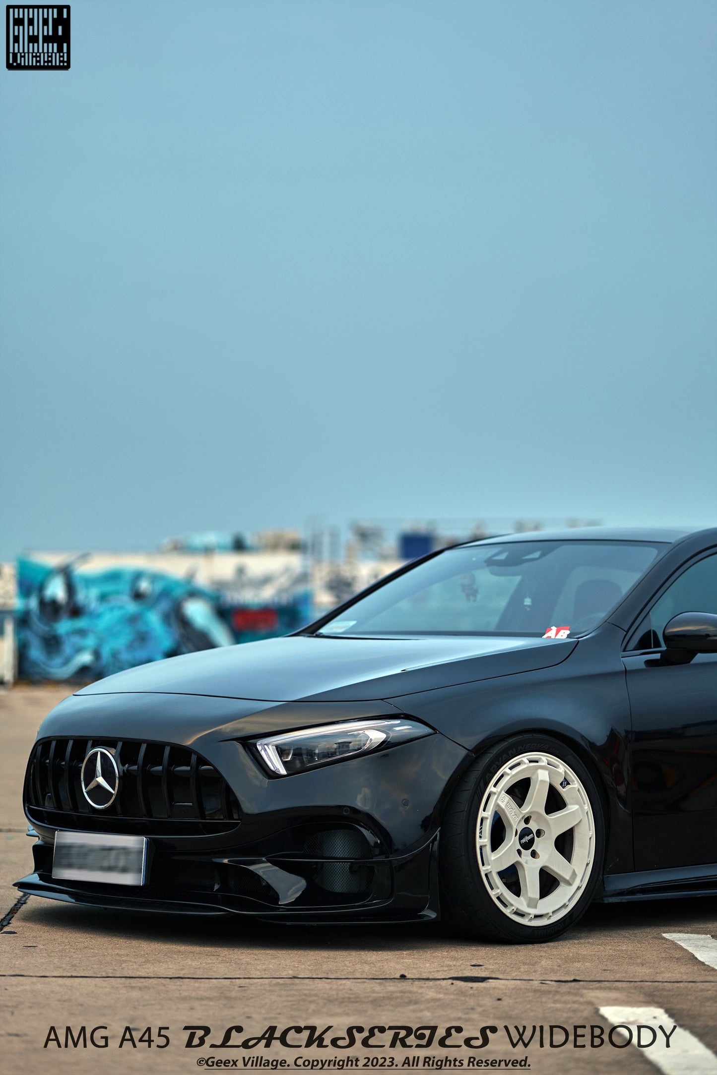 Geex Village OEM Style Front Fenders for Mercedes Benz A-Class AMG A45 W177 V177 2019-ON Carbon Fiber/FRP