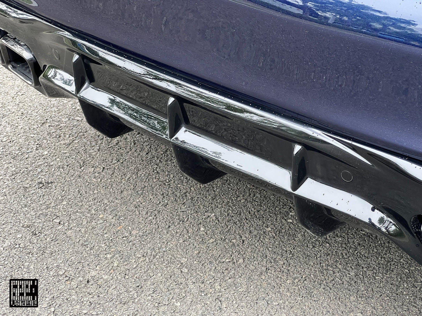 Geex Village Rear Diffuser for Mercedes Benz C-Class C63S C63 AMG C43 C450 C300 W205 2015-2018 Carbon Fiber