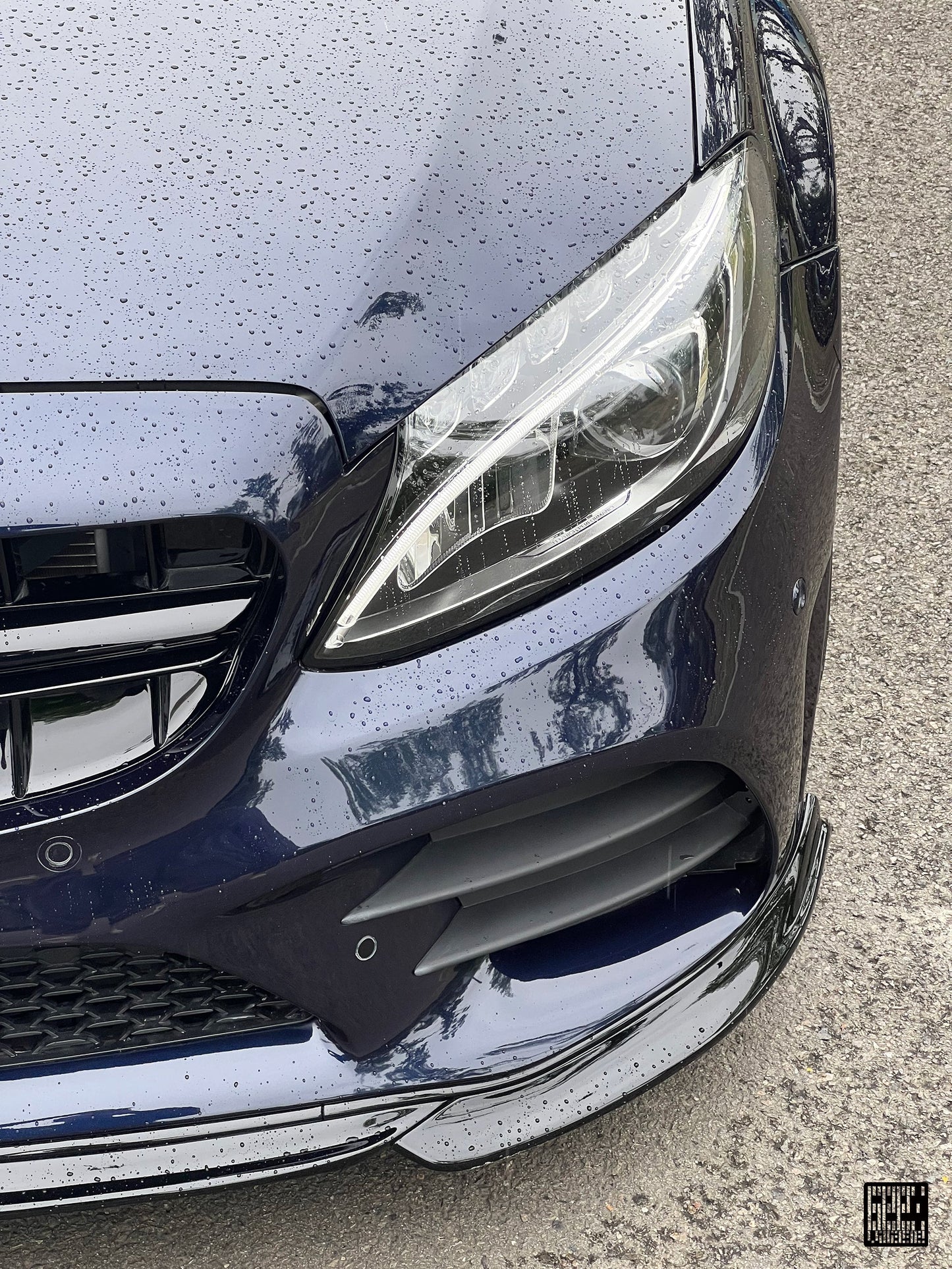 Geex Village Front Lip for Mercedes Benz C-Class C63S C63 AMG W205 Coupe Convertible 2015-2023 Carbon Fiber