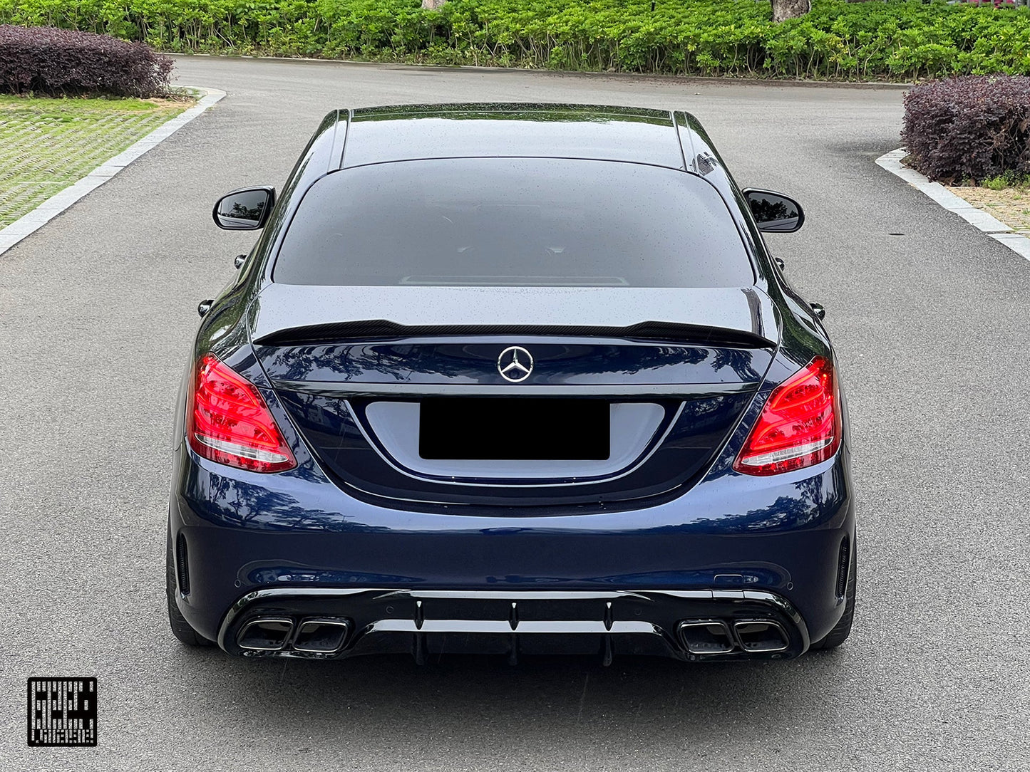Geex Village Rear Spoiler for Mercedes Benz C-Class C63/S/43 C300 W205 Sedan 2015-2021 Dry Pre-preg Carbon Fiber
