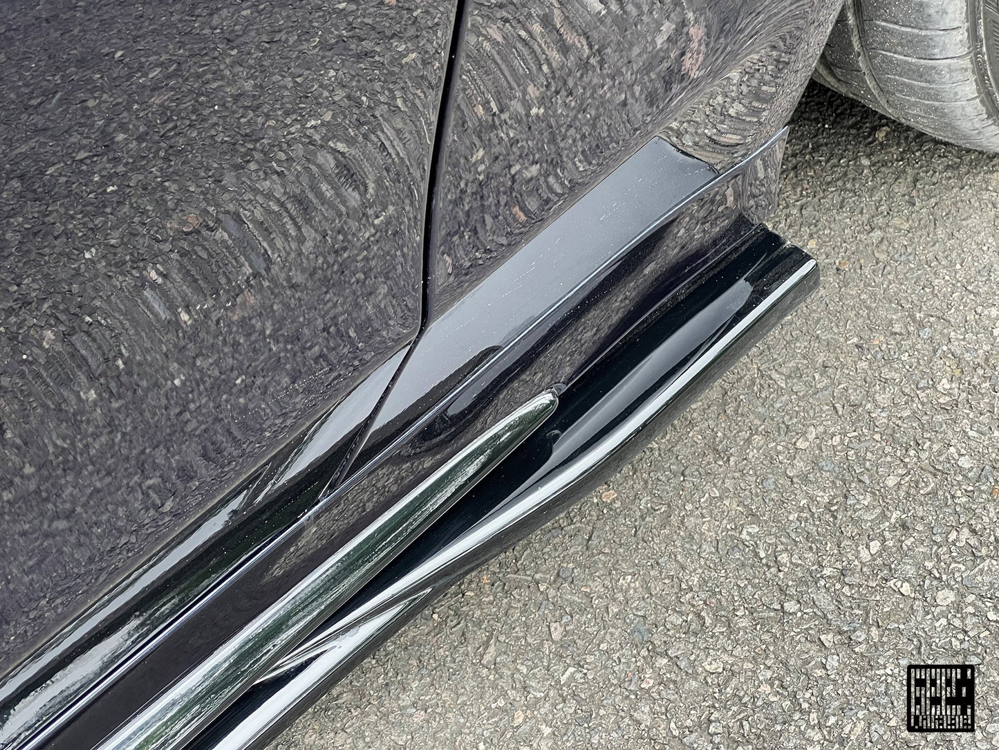 Geex Village Side Skirts for Mercedes Benz C63S C63 C43 AMG C450 C400 C300 W205 2015-2022 Sedan Coupe Convertible Carbon Fiber