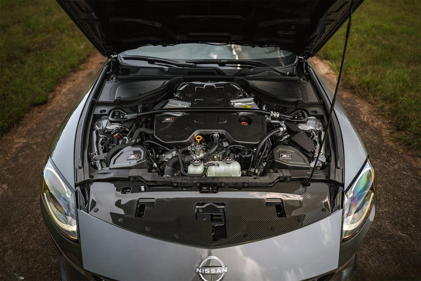 Geex Village GC Style Engine Bay Cover for Nissan Z 400Z RZ34 2023-ON Dry Pre-preg Carbon Fiber