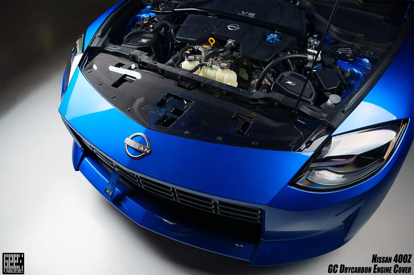 Geex Village GC Style Engine Bay Cover for Nissan Z 400Z RZ34 2023-ON Dry Pre-preg Carbon Fiber